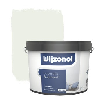Wijzonol muurverf - Superdek RAL9010 - 10l - 70-90m2