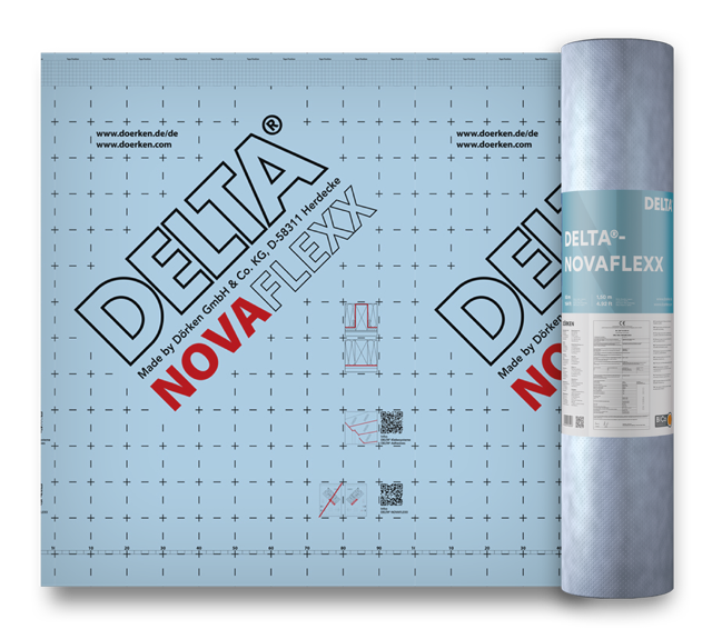 Delta NOVAFLEXX Klimaatfolie 50 meter x 150 cm - 75 m2