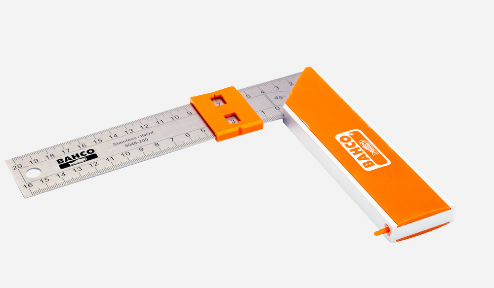 Bahco winkelhaak - met maataanduider - 35cm