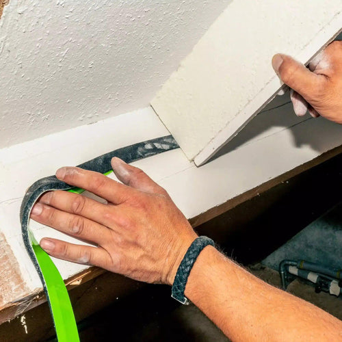 Zwelband gebruik PIR+gips