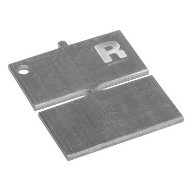 Roval koppelplaat & RVS schroef - solo kraaltrim - 60mm
