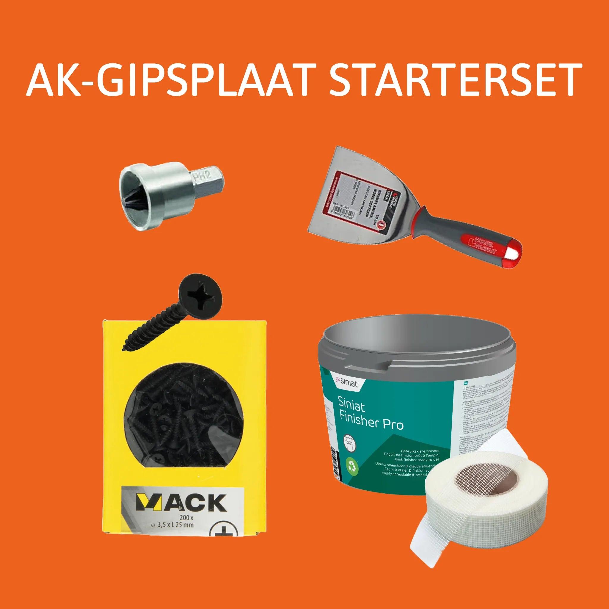 Gipsplaat AK - Starterset