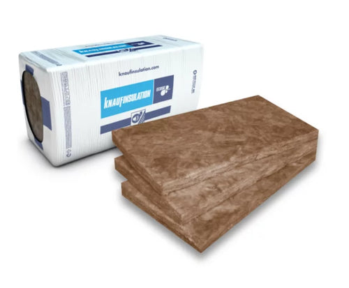 Knauf Acoustifit 1350x600x75 mm R=2,00 glaswolplaat onbekleed (10 platen per pak)