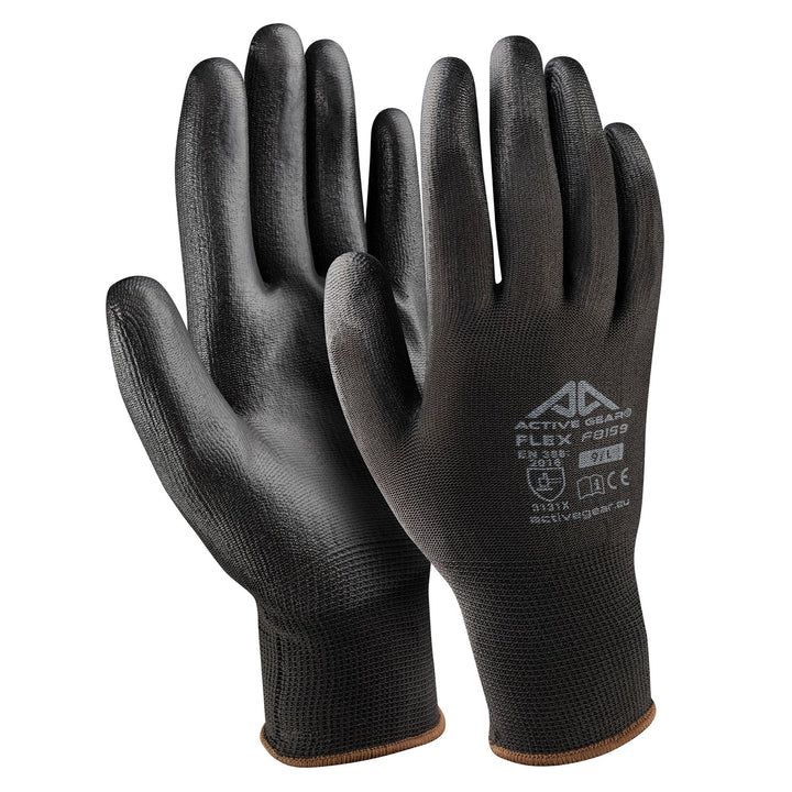 Active Gear Flex F8160 handschoen mt 8/M Zwart