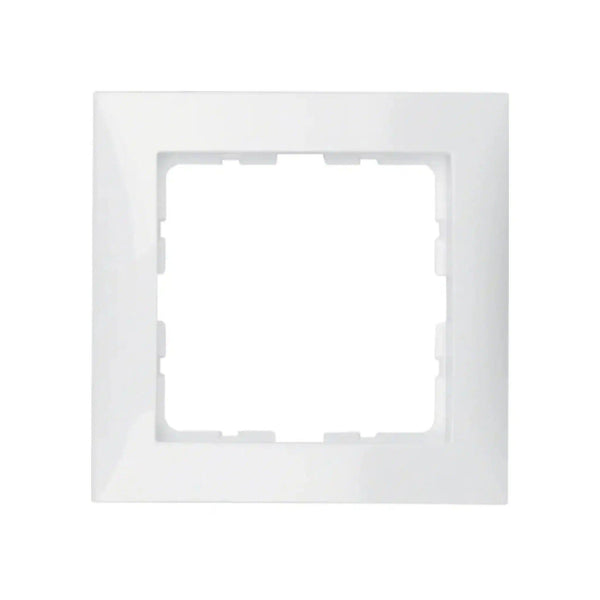 Berker afdekraam 1-voudig - S1 serie - polarwit