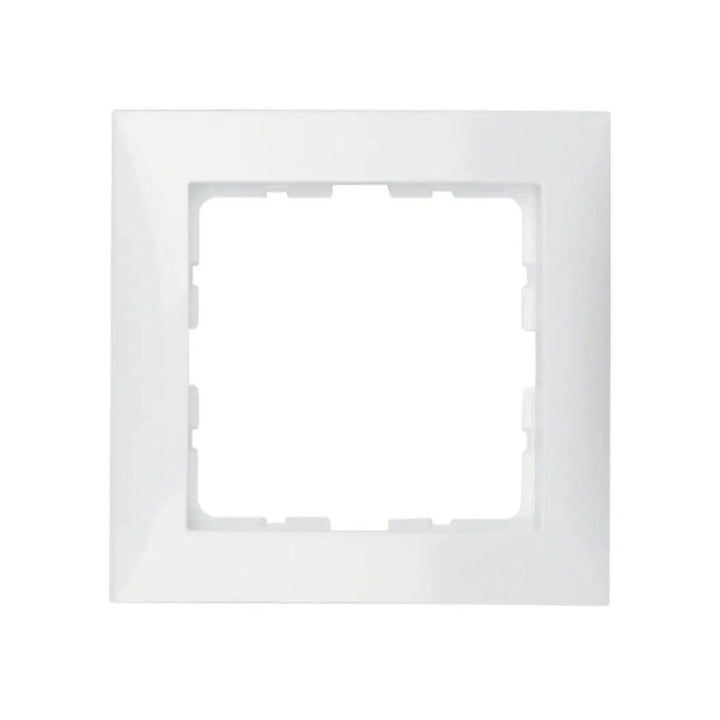 Berker afdekraam 1-voudig - S1 serie - polarwit