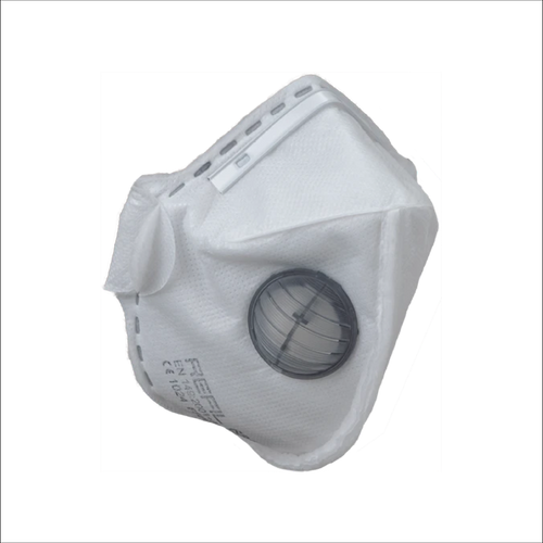 Cerva stofmasker Refil 631 NR FFP2 wit 15 st opvouwbaar +ventiel