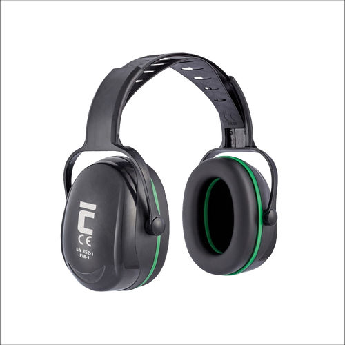 Cerva gehoorkap FM-1 31 dB zwart/groen