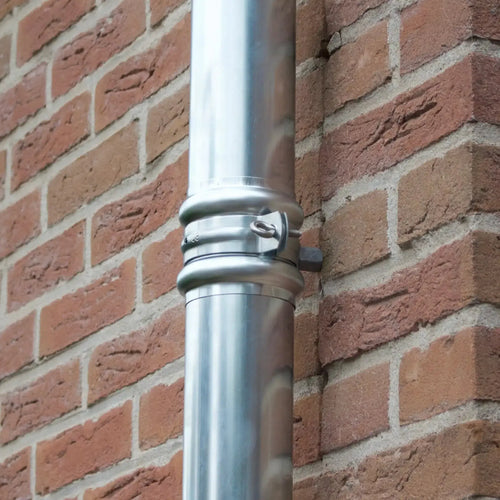 Dubbele wrong 80mm - Overschuifwrong - zink