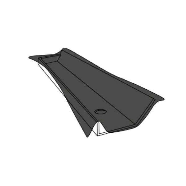 EPDM gootbekleding - zelfklevend - 1.3mm - 20x0.50m