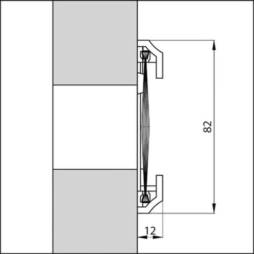 Bevestig brievenbusborstel