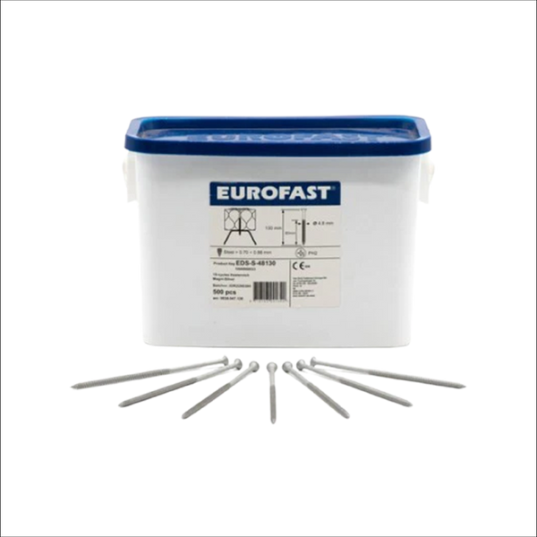 Eurofast houtdakschroeven 5,0x75 mm (emmer/500st)