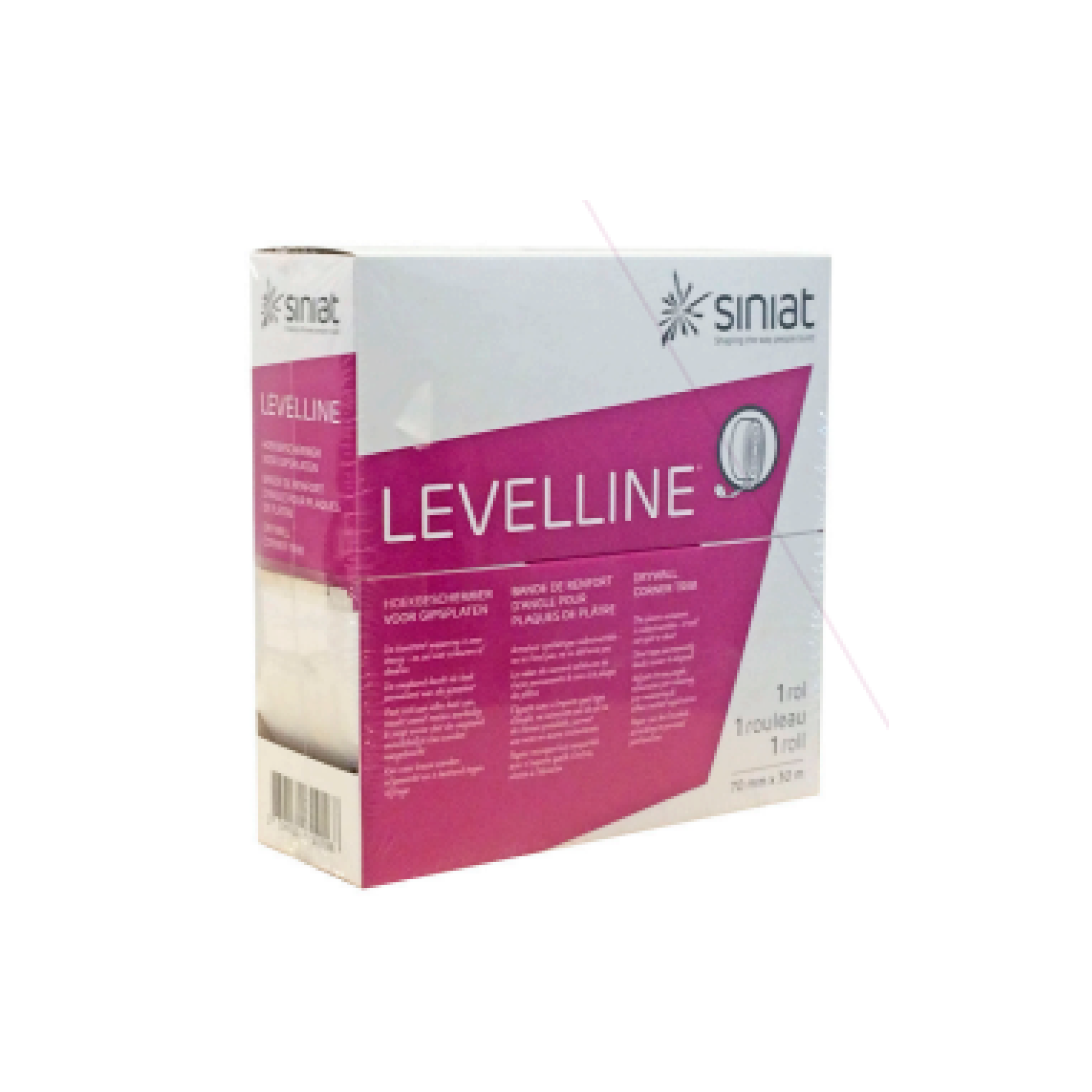 Siniat Levelline variabele hoekbeschermer gipsplaat - 70mm - 30m