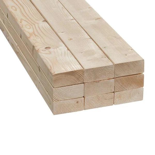 Houten lat - 'vandikte' geschaafd - vuren FSC - 18x45mm - 300cm-Hauster