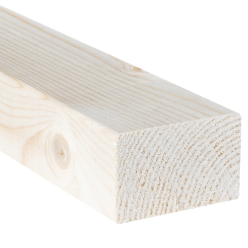 Houten lat - 'vandikte'  geschaafd - vuren FSC - 21,5x58mm - 270cm