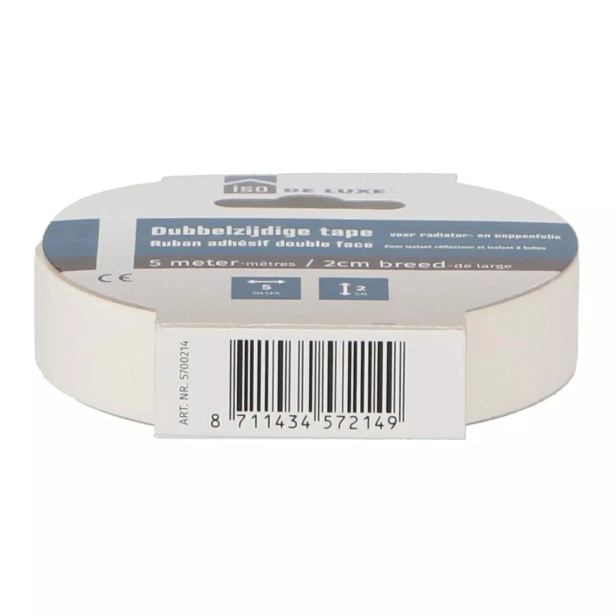 Iso De Luxe dubbelzijdig tape - tbv radiatorfolie 