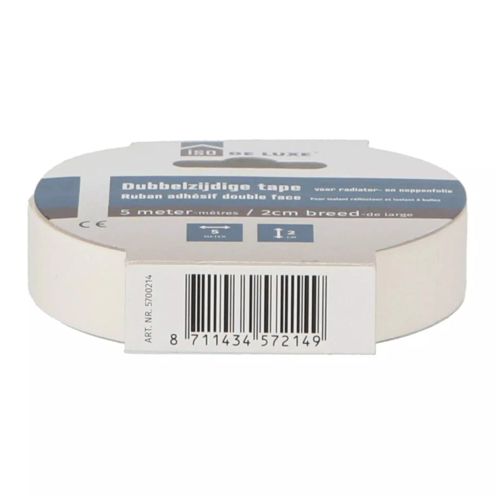 Iso De Luxe dubbelzijdig tape - tbv radiatorfolie 