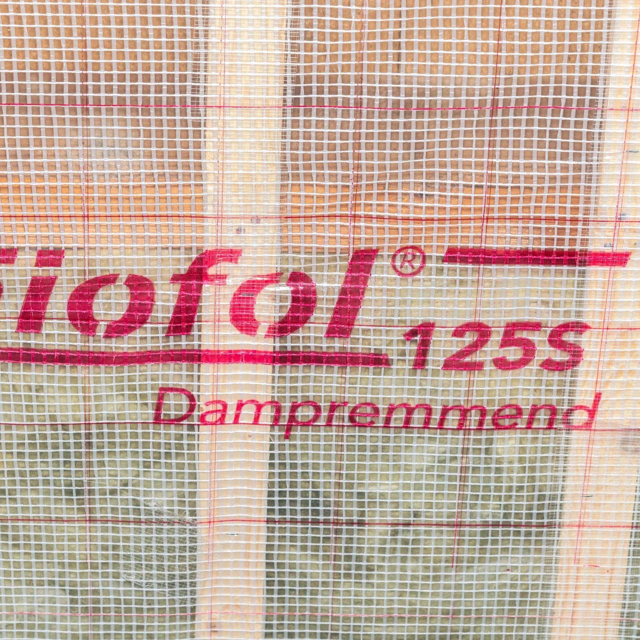 Miofol 125S dampremmende folie toepassing