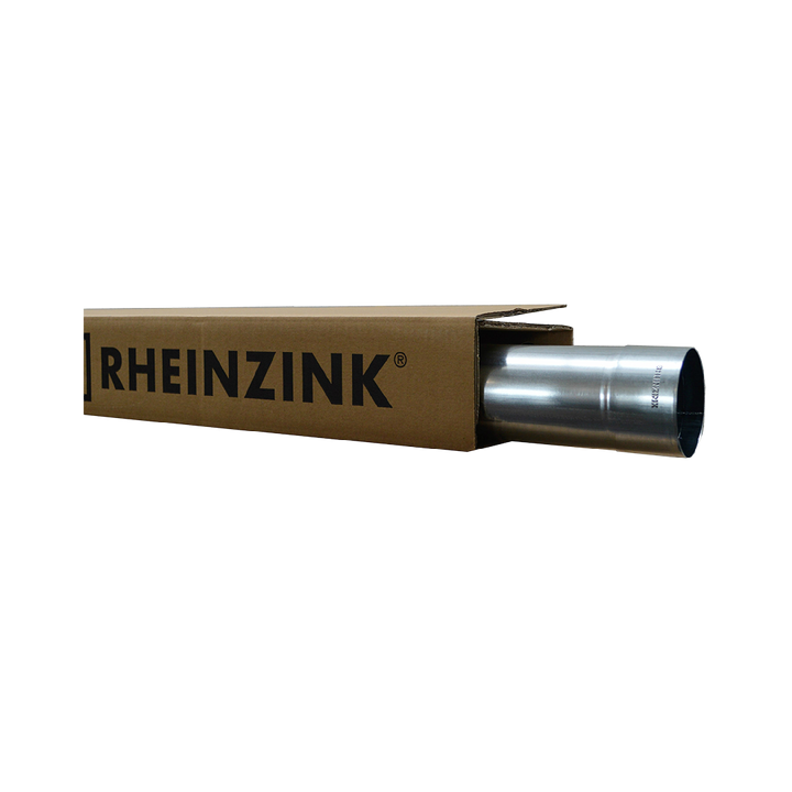 Regenpijp - Rheinzink HWA buis 2 mt 80 mm WB WD 0,65 mm gelast