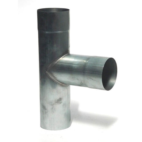 Rheinzink T-stuk - mof - zink - Ø80x80x80mm - 90°