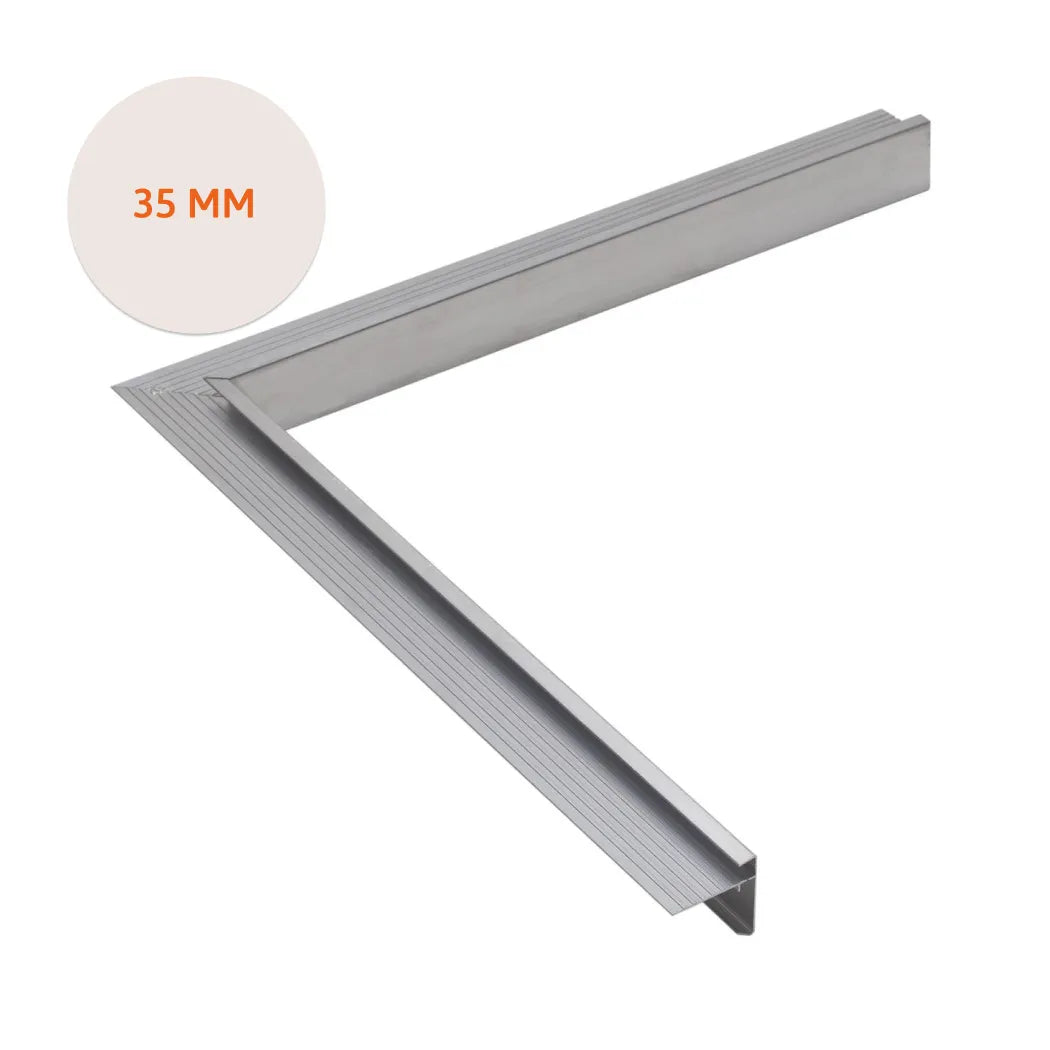 Roval binnenhoek - standaard daktrim - 500x500mm - 35x35mm