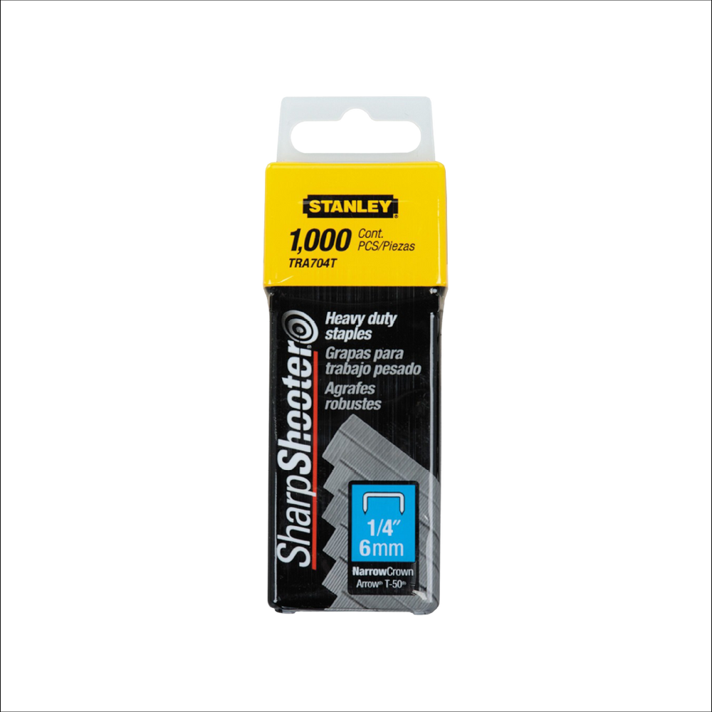 Stanley nieten 6 mm 1000 st