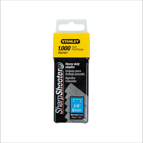 Stanley nieten 6 mm 1000 st