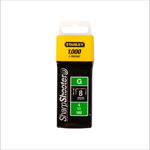 Stanley nieten type G 8 mm 1000 st