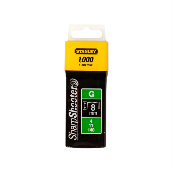 Stanley nieten type G 8 mm 1000 st