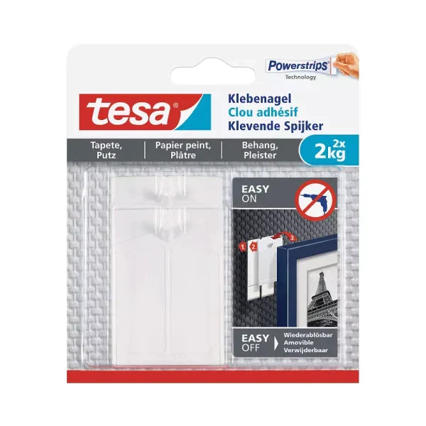 Tesa zelfklevende spijkers - 2kg - 2st