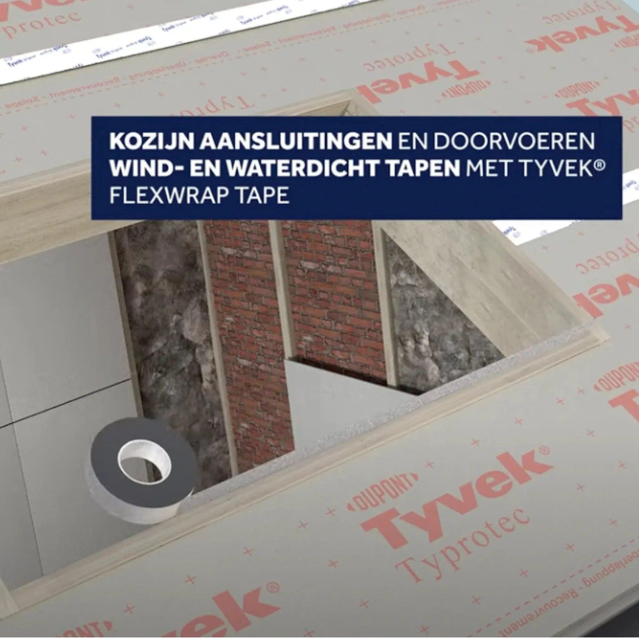 Toepassing Tyvek® FlexWrap 