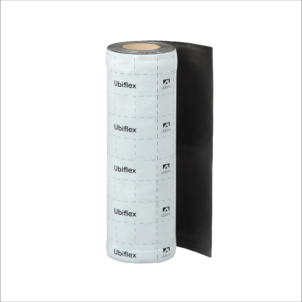 Ubbink Ubiflex Finio 0,25x5 mt zwart loodvervanger