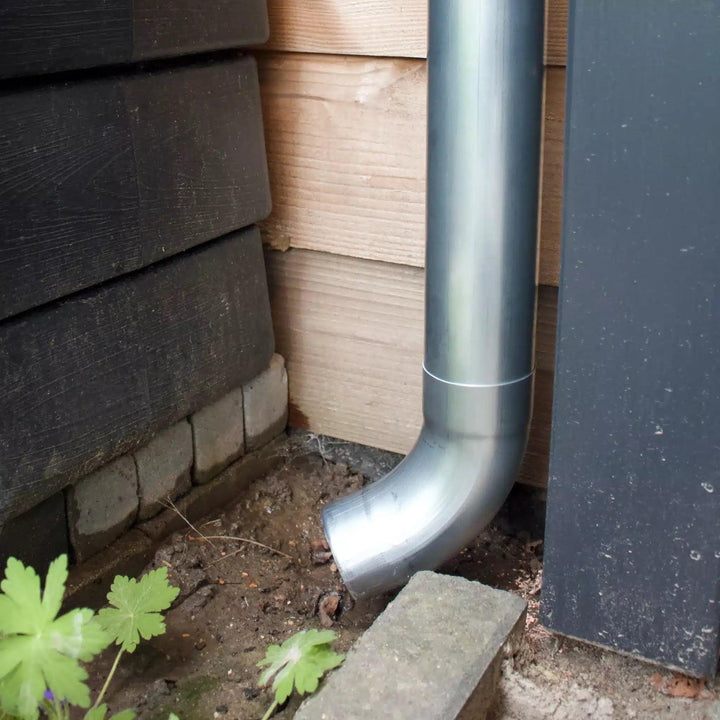 Bocht zinken regenpijp 