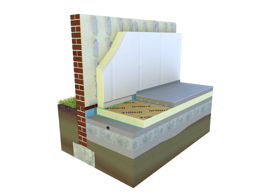 Utherm Wall PIR isolatieplaat met gips 2600x600x50+12,5 mm AK R=2,30
