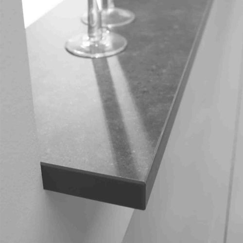 Lignodur Stone vensterbank 30x400 cm Blauwsteen - voorzijde 36mm