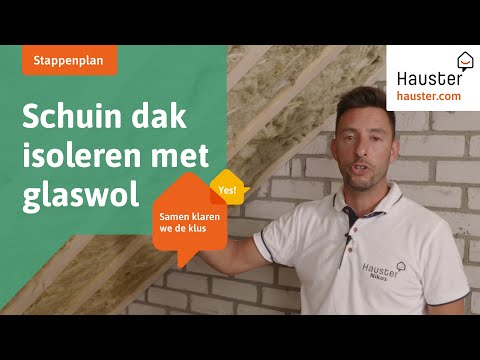 video Isoleren met glaswol