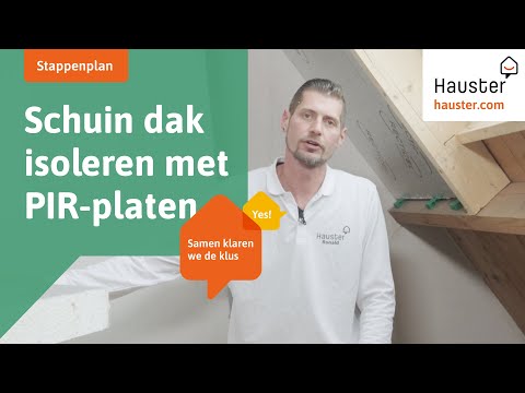 Stappenplan isoleren met PIR 