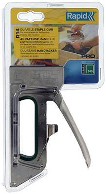 Rapid handtacker R14 - folies en stoffen - nieten nr.140-Hauster