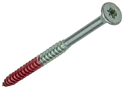 Rotadrill universeelschroef platkop TX20 - 5.0x80mm - 16st + gratis bitje