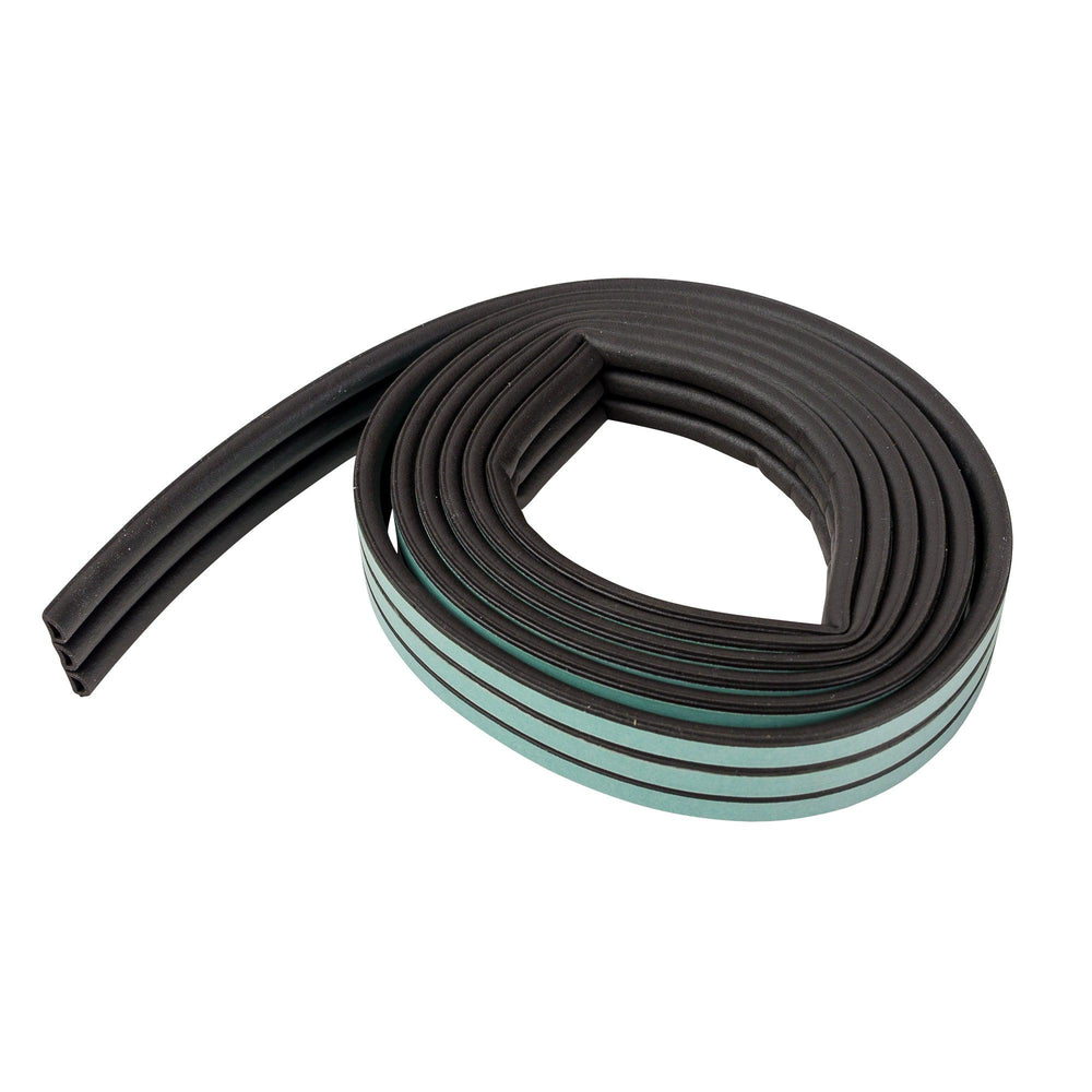 Ellen tochtstrip (tochtband) zelfklevend zwart - grote kieren 4-6mm - 7.5m