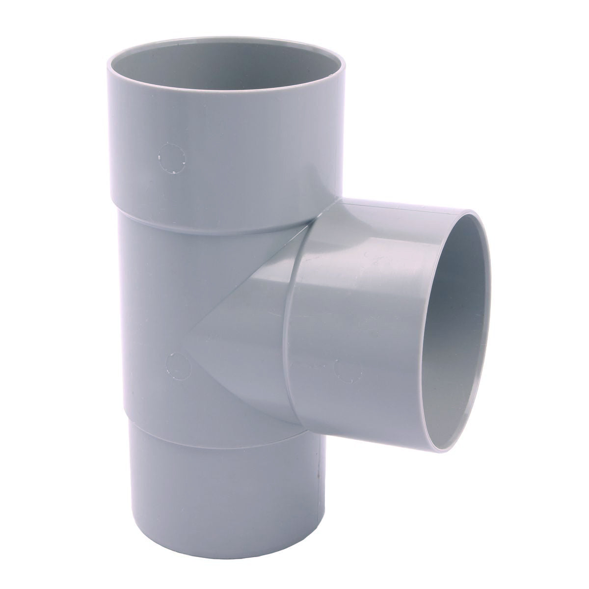 Dyka T-stuk - 2x mof/verjongde spie lijmverbinding - 80mm - 87,5°
