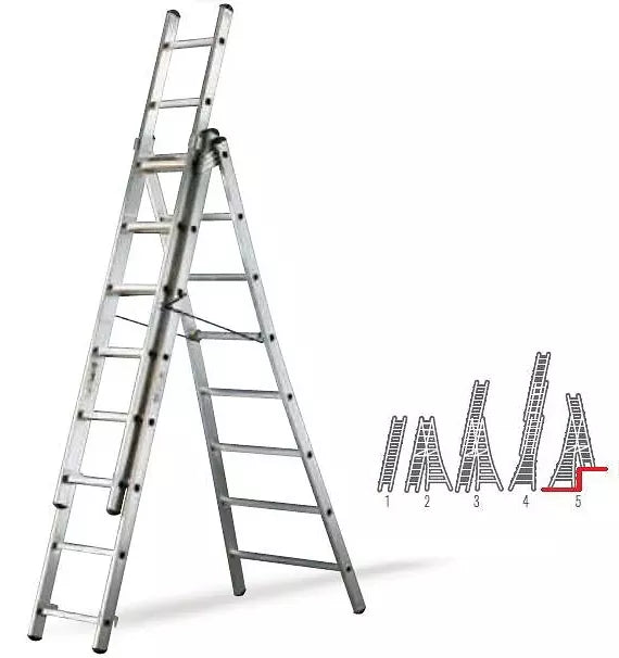 Little Jumbo reformladder uitgebogen bomen 3x10 sporten gebruik uitgelegd