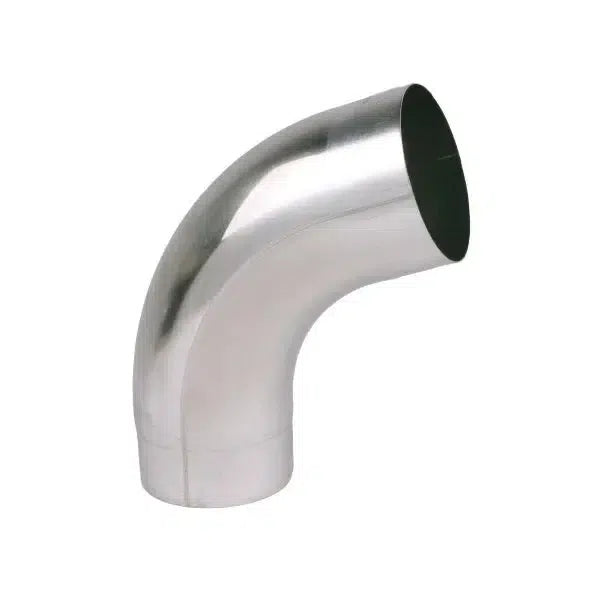 Bocht - zink - 80mm - 72°