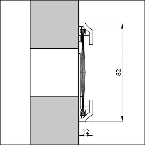 Ellen brievenbusborstel - wit-Hauster