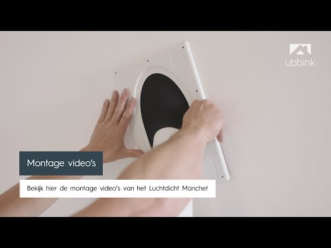 Ubbink luchtdicht manchet - dakdoorvoer 0°-55° - 100-131mm