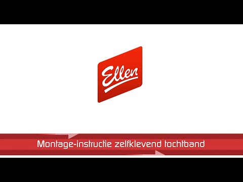 Ellen tochtstrip (tochtband) zelfklevend wit - grote kieren 4-6mm - 7.5m